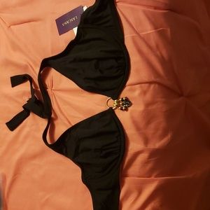 Black bikini top